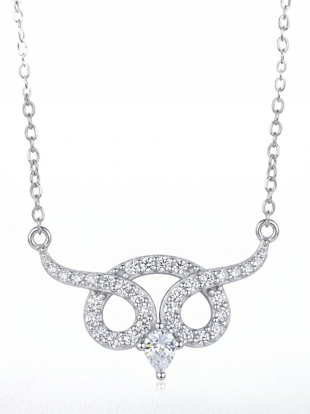 Silver Owl Necklace - 925 Sterling Silver, 2019 Charmed Aroma Owl Collection